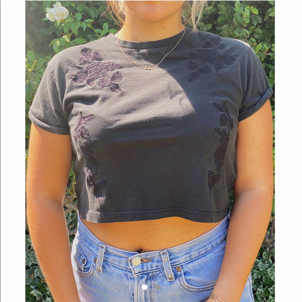 Topshop cropped t-shirt